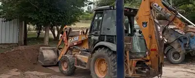 Villa Dolores: las máquinas ya trabajan en una calle clave de Barrio Alberdi