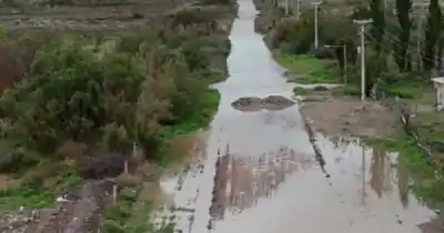La crecida del Diamante los sacó de sus casas: 17 evacuados en San Rafael