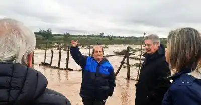El río Diamante volvió a desbordarse en San Rafael: los vecinos ya hablan de la segunda inundación