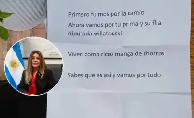 Una carta en el buzón de la diputada Willatowski encendió todas las alarmas en Trelew
