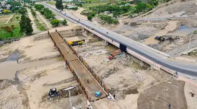 Movieron el puente de Vaqueros de lugar: para qué lo van a usar ahora