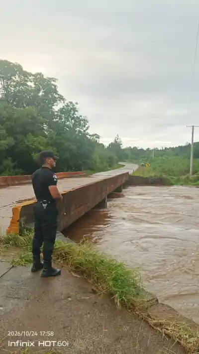 El temporal cortó siete puentes en Misiones y arrasó chacras de tabaco y yerba mate