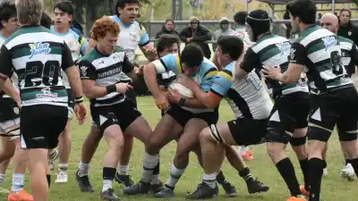 La "U" perdía 13-0 en Pocito y lo dio vuelta con dos tries de un mismo forward