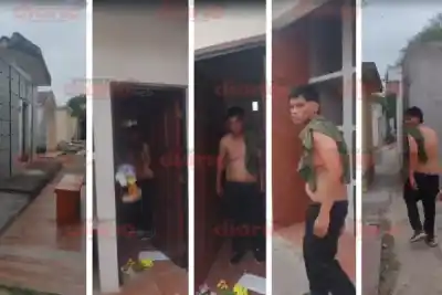 Un joven quedó filmado dentro de un panteón del cementerio de Los Flores y un vecino lo corrió a los gritos