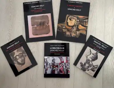 Cinco libros nuevos de Sánchez Kelly llegan a Resistencia: qué mural chaqueño estudió una profesora en 1996
