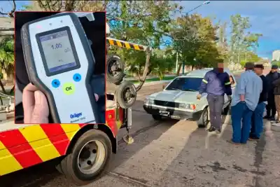 Lo vieron zigzaguear en la Saveiro: cuando lo pararon, el número del test lo complicó todo