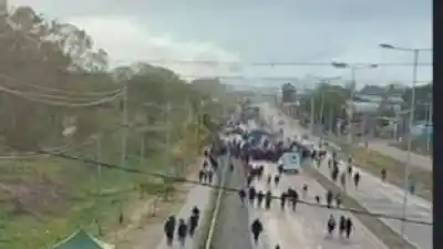 Dos peregrinos iban a Río Blanco: el auto que los embistió tenía a su conductor con 1,12 g/l de alcohol