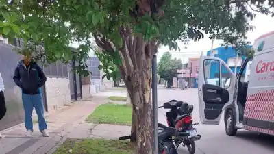 Un motociclista de 28 años terminó contra un árbol en Alberdi: qué pasó en Goyena al 300