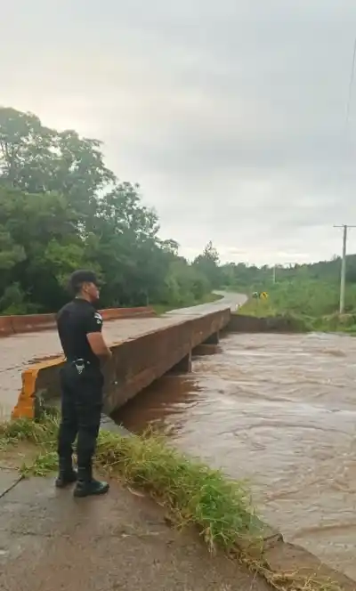 Las lluvias dejaron a Misiones con cinco puentes cortados: los dos pasos que ya reabrieron