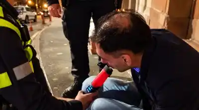 Le pidieron los papeles en un control, dio marcha atrás y la camioneta terminó contra un poste