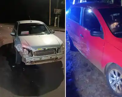 Volkswagen rojo embistió a otro auto, lo arrastró metros y huyó: el dato que lo delató