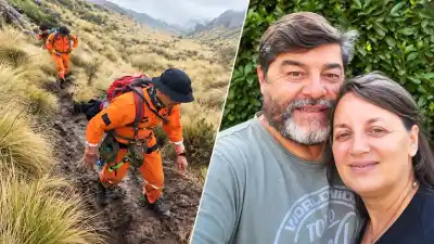 Ocho años de amor y un mensaje en la montaña: la esposa del docente perdido en el Ñuñorco