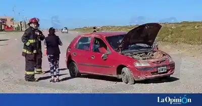 Voló por el aire en Río Gallegos: la joven terminó hospitalizada y él se fue caminando