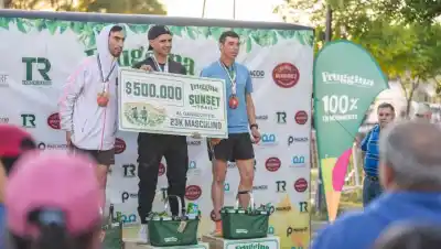 Villa Regina estrenó su trail al atardecer: los dos nombres que se quedaron con la carrera madre