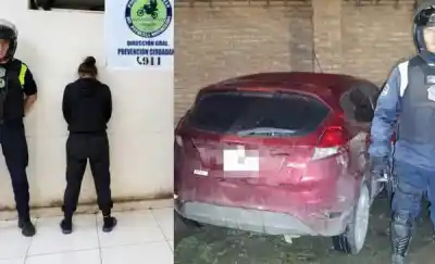 Chocó varios autos estacionados en Aguilares y se fue: la encontraron dos cuadras después