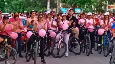 Loreto pedaléo por una causa que toca a todas las familias: qué pasó en la plaza