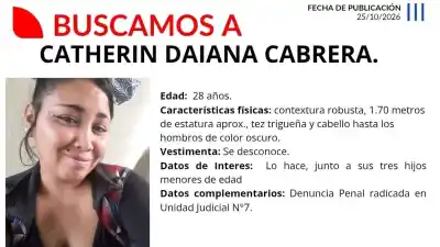 Catamarca: una mujer se ausentó con sus tres hijos y no volvió a aparecer