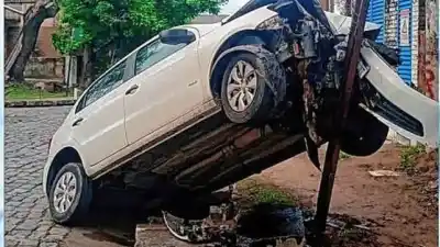 Una joven de 22 años perdió el control en Panamá y Osinalde: dónde terminó su auto