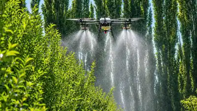 Pasaron de 2.000 a 60 litros por hectárea: el cambio que pone a prueba a los drones en la fruticultura del Alto Valle