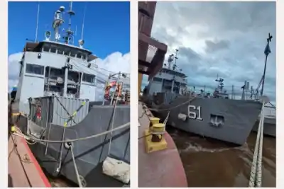 La Armada ya está en el puerto de Corrientes: quiénes se sumaron al operativo por las inundaciones