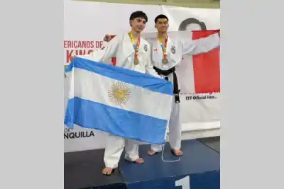Un pibe de 17 años de Las Termas fue a Colombia y volvió con dos medallas: dónde las ganó