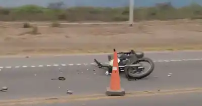 Lo hallaron tirado al costado de la ruta 54: la moto y una pregunta que nadie responde