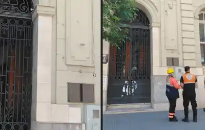 Tucumán: Defensa Civil revisa el ex Teatro de la Paz por un posible derrumbe