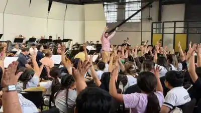 Más de 6 mil chicos entrerrianos escucharon por primera vez una orquesta en vivo