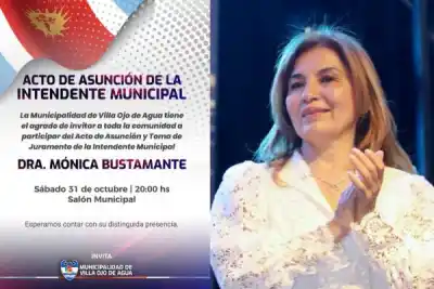 Villa Ojo de Agua: Bustamante vuelve a jurar y ya hay fecha para el acto