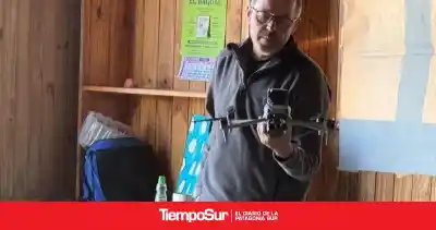 Dos drones y un piloto desde Trelew: la prueba en el campo que ilusiona al Gobierno de Santa Cruz