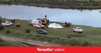 Dos nenes desaparecidos en Palermo Aike: los buzos trabajan a ciegas en el río