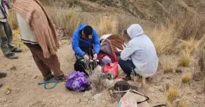 Cayó de un caballo en un cerro y el rescate duró toda la noche: cómo lo sacaron
