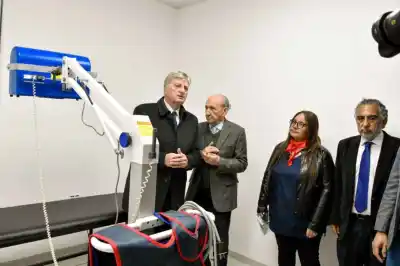 Ziliotto inauguró un centro de salud en Mayer y apuntó contra Nación: "Nos han quitado todo"