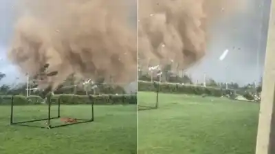 Un tornado de 218 km/h arrasó un colegio en Chile y hay alerta máxima: qué se viene para Santiago