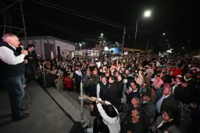 El barrio de Banda del Río Salí que cambió en tres semanas: 38 cuadras y 180 luces nuevas