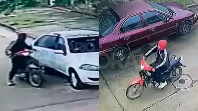 Robó en autos estacionados en el barrio Almirante Brown y quedó filmado