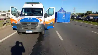 Trágico accidente en la Panamericana: un motociclista murió al chocar contra un camión