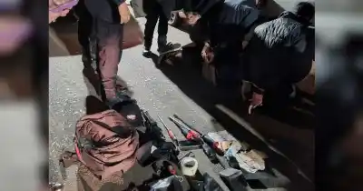 Tres detenidos tras intento de entradera en Echesortu: tenían handies, barretas y herramientas para robos