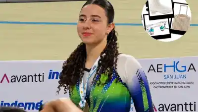 Volvió de San Juan con dos podios, pero en Viedma le perdieron la valija con sus patines