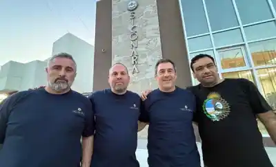 Luque se sentó con los navegantes de Rawson y habló de la pesca: qué rol le asigna en Chubut