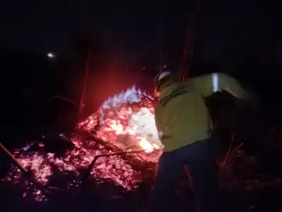 Cuatro Incendios a la vez Desafiaron a los Bomberos Voluntarios de Monteros