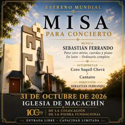 Macachín se prepara para un estreno que nunca pasó en La Pampa: 70 músicos y una obra en latín