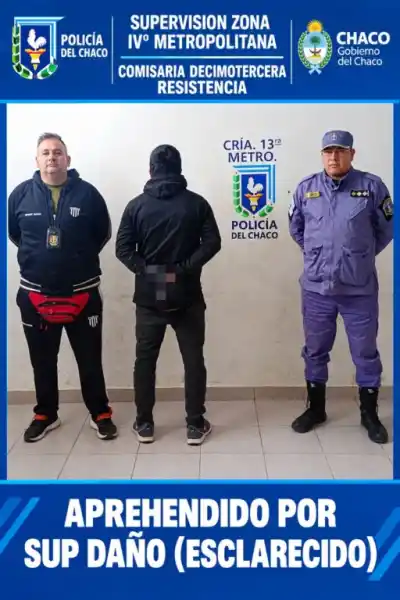 Discusión de vecinos en Resistencia: terminó detenido y la casa de su hija quedó dañada