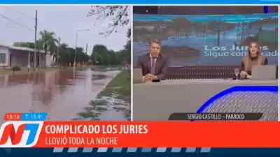 Nuevas lluvias en Los Juríes agravan la emergencia: 46 milímetros cayeron en una noche
