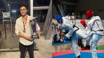 Un santiagueño se subió al podio panamericano y definió la final en los últimos cinco segundos