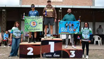 Cerca de 100 corredores y un podio que dejó nombres para recordar en Tiu Chacra