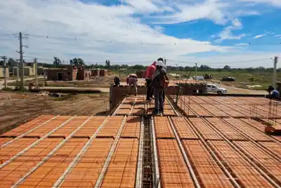 40 casas en marcha en Justo Daract y La Toma: el avance que ya se ve en dos barrios