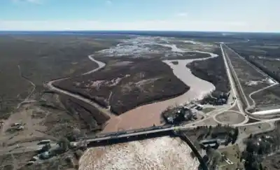 El río Colorado está bajo, pero desde el EPRC apuntan a un dato del municipio que inquietó a 25 de Mayo