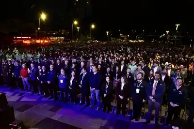 Valdivia ya vive la fiesta binacional: el mensaje que dejó el pampeano que manda en los Juegos