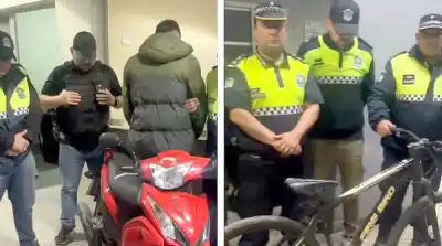 Pusieron la bici robada en Marketplace, pactaron la entrega y la Policía los esperó en la estación de servicio